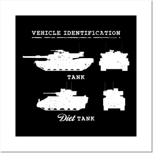 Diet Tank - white Posters and Art